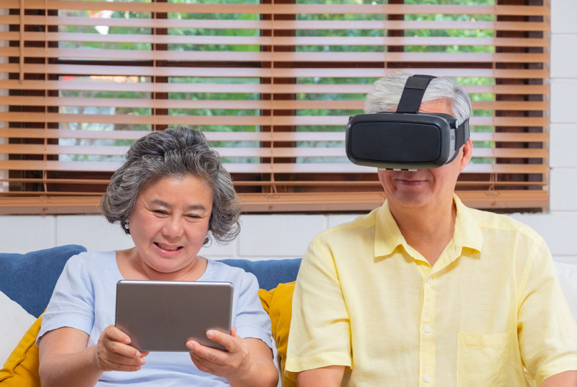 eldercare technology AR VR