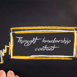 Types of thought leadership content